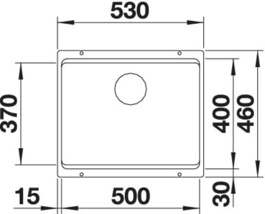 Кухонная мойка Blanco Etagon 500-U